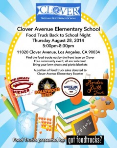 los angeles food truck back to school night