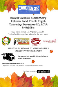 los angeles food truck events school fundraisers