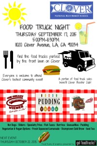 los angeles food trucks clover avenue elementary fundraising best food trucks lausd